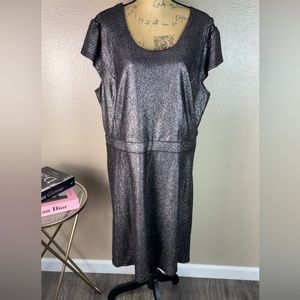 American Rag Cie Aspen Full Sequin Polyester Dress Plus 3X Party Evening Dinner